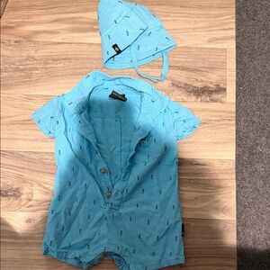 Volcom Light Blue Button-Up